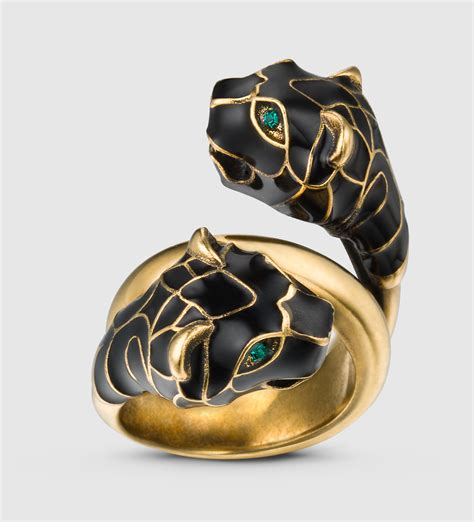 gucci tiger head ring 100 diamonds